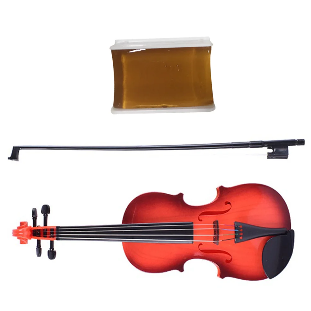 Delicate Violin Toy Desktop Simulated Paste Plastic Music Enlightenment Children Instrument