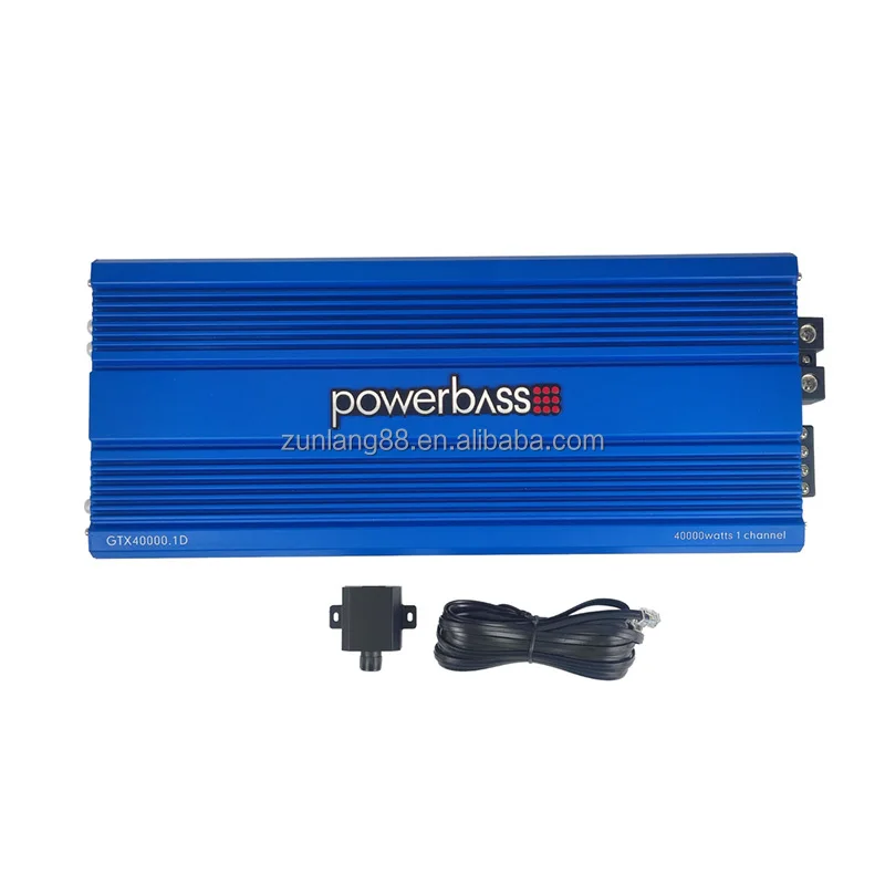 hot sale GTX4000-1D PowerBass 2000.1 Mono Car Subwoofer Amplifier CLass D Peak 4000W Car Amplifier Monoblock