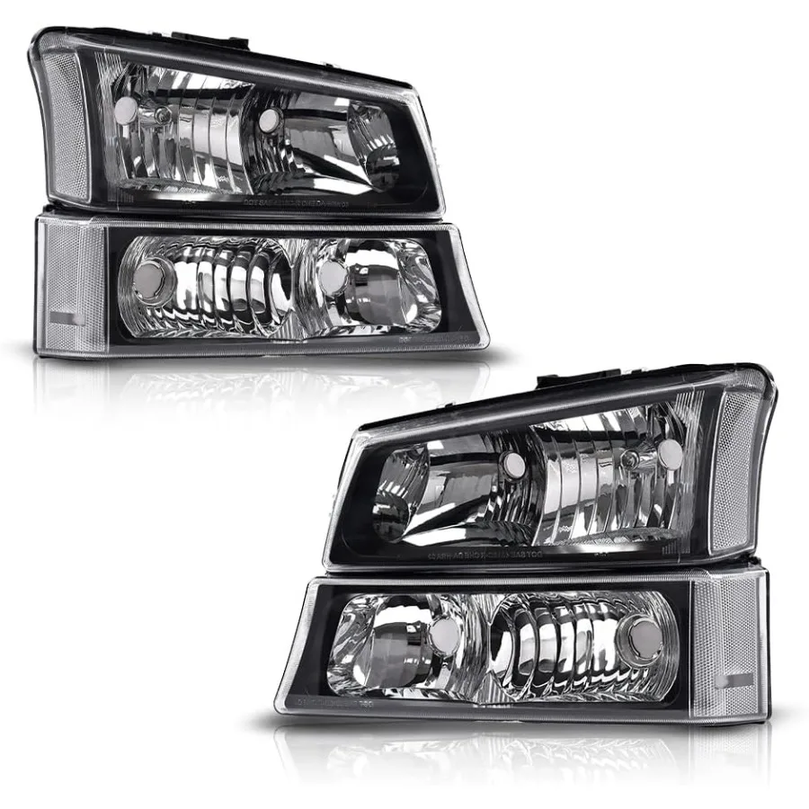 

Фара в сборе, совместимая с моделями Chevy Silverado 1500 2500 3500 HD 20032006 и Avalanche 1500 2500 2003-2006 гг.