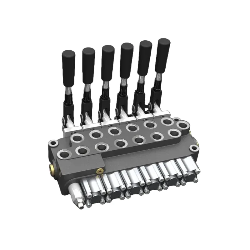 

M45 Multi-Way Valve Dispenser Manual Reversing Valve Dual Oil Circuit Hand-controlled Flow Belt Valve