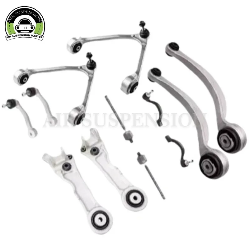 

12PCS Front Suspension Upper Lower Control Arm Kit For Jaguar XJ X350 XK X150 XF X250 2002-2015 C2P24862 C2C39683 XR857884