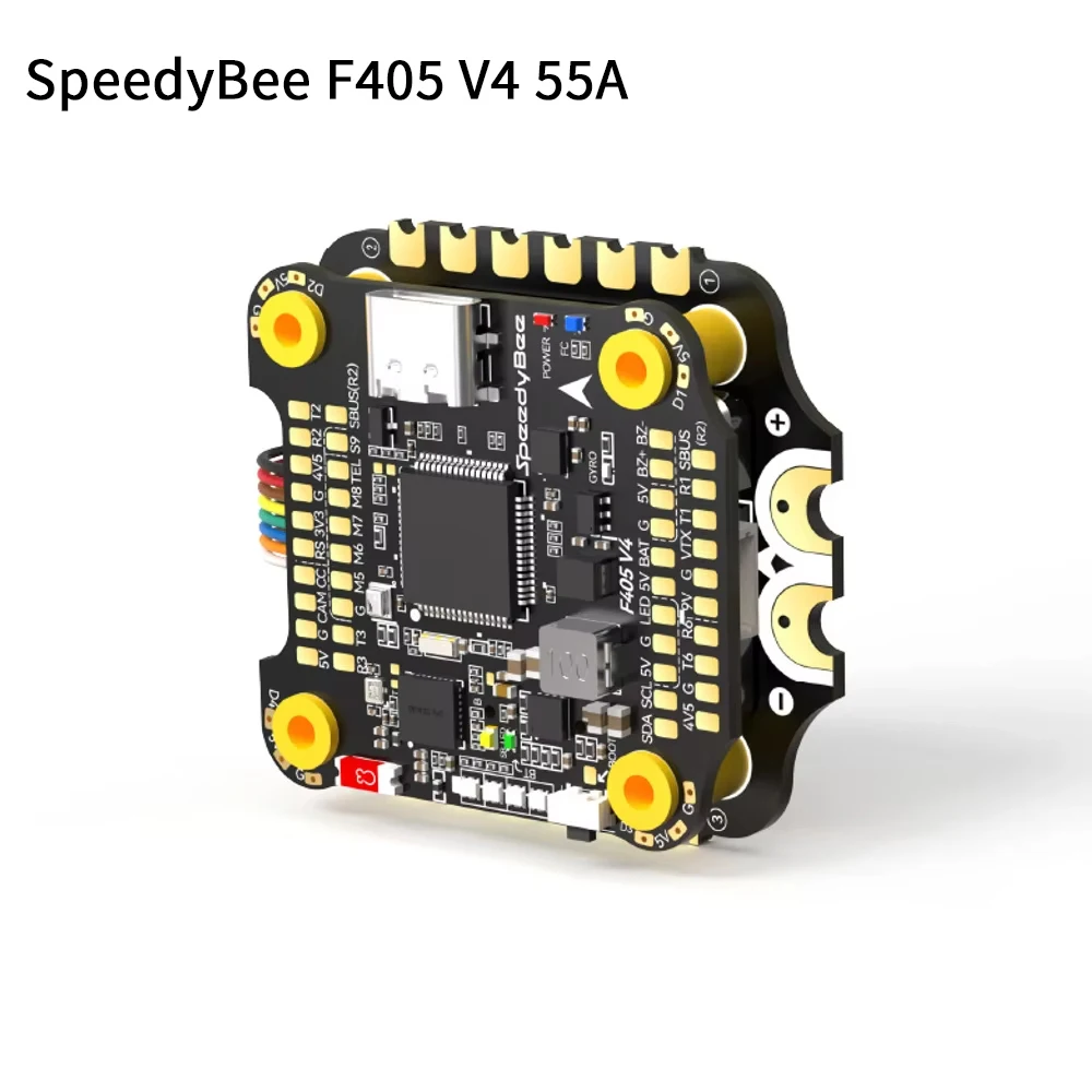 

RunCam SpeedyBee F4 F405 V4 55A BLS 30x30 Stack FC ICM42688P 4in1 ESC iNAV Betaflight Беспроводной Bluetooth FPV Гоночный дрон