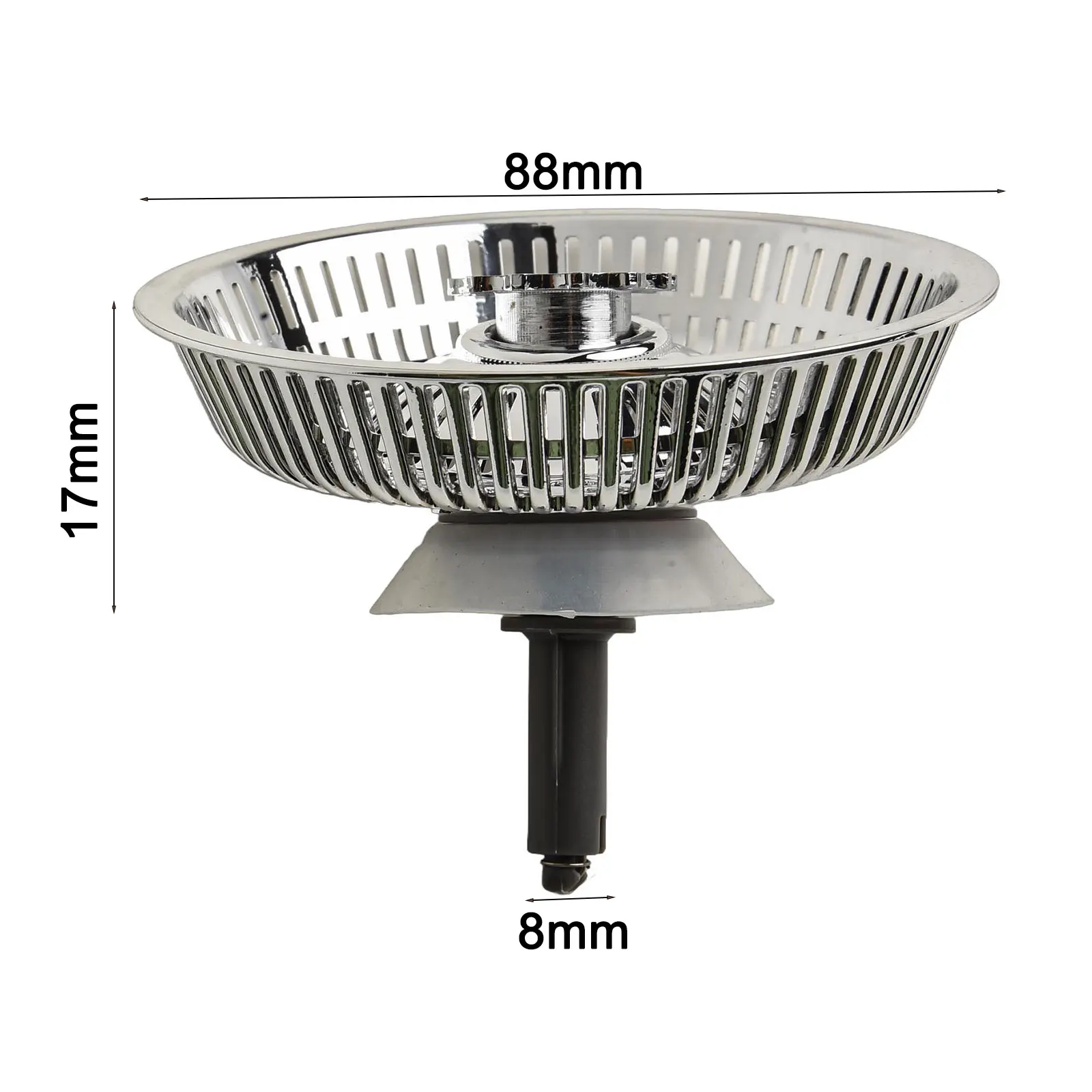 Kitchen Sink with ABS Clogging Drain Strainer and Adjustable Height for Efficient Retention and  Kitchen Sink with