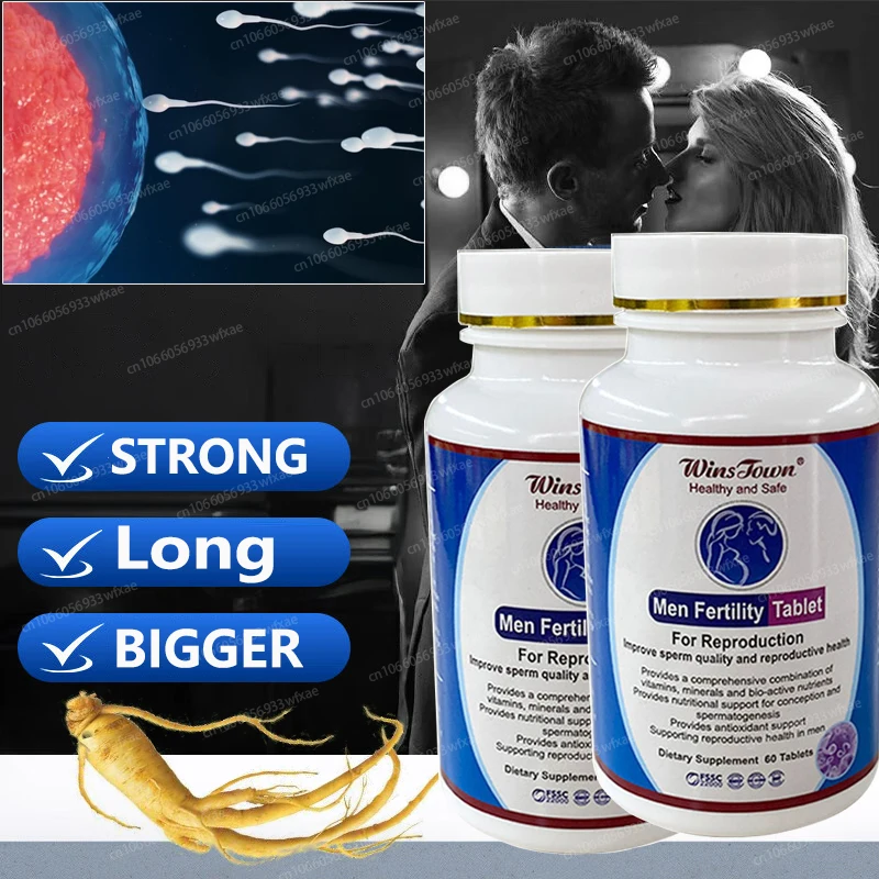 2 Bottle Men Fertility Tablets Enhance Immunity + Regulate Endocrine Function Women Fertility Pills - Image 3