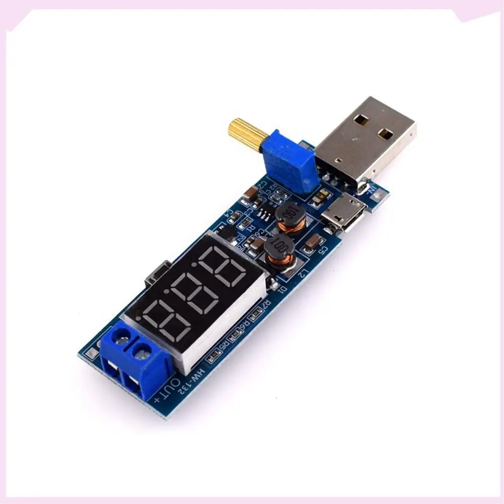 B24B 2X DC-DC da 5 V a 3,5 V / 12 V USB Step UP / Down Modulo di alimentazione Convertitore boost buck regolabile Uscita DC 1,2 V-24 V