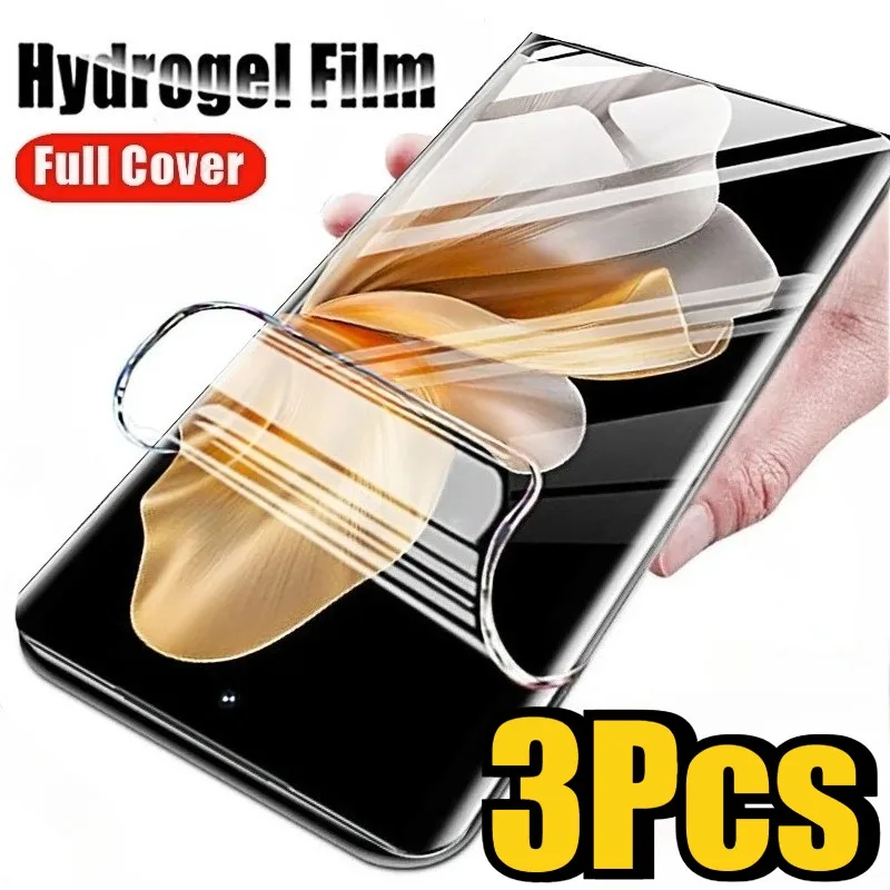

3Pcs HD Clear Hydrogel Film for Vivo Y19 Y300t Y200 Y39 Y29 Y04 Screen Protector Film for Vivo T4 X200 V50 V40 Pro Ultra Lite