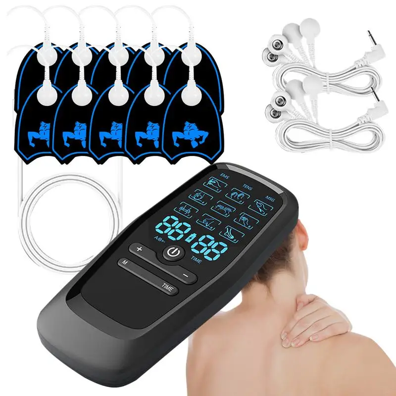 Cervical Massage Instrument Electric Micro-Current Neck Massage Machine Vibration Function Muscle Exercise Massager For Work