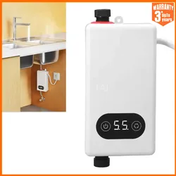 5500W Instant Electric Water Heater Memory Function Frequency Conversion Constant Temperature Water Heating Machine 220V