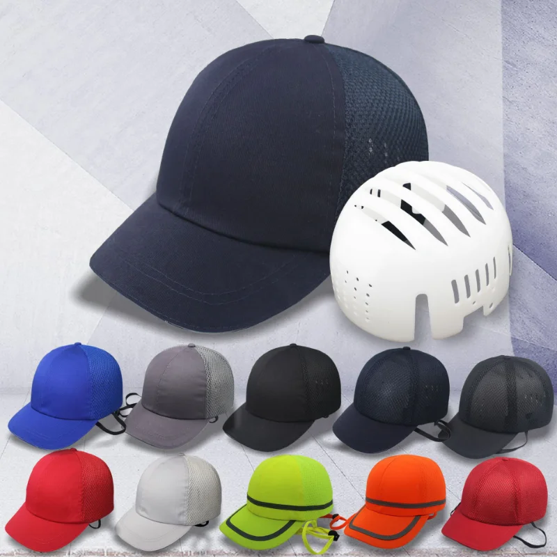 Hard Hat Helmet Baseball Cap Style Hard Hat Work Factory Head Protection Work Safety Summer