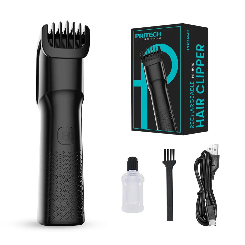 PRITECH Boost Electric Hair Clipper Professional Cordless Fast Type-C Charging Haircut Machine Trimmer For Men Adult