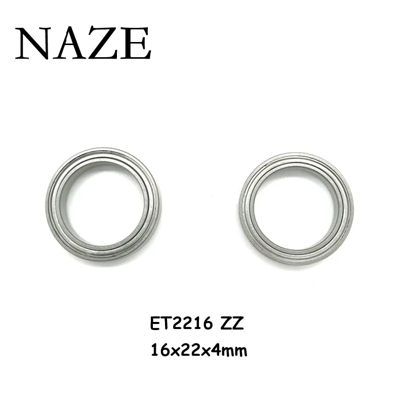 

NAZE 10PCS ABEC-7 Bearing Ultra-thin Wall Bearing SET2216 ET2216 ZZ DDA2216ZZ MR1622ZZ 16*22*4mm