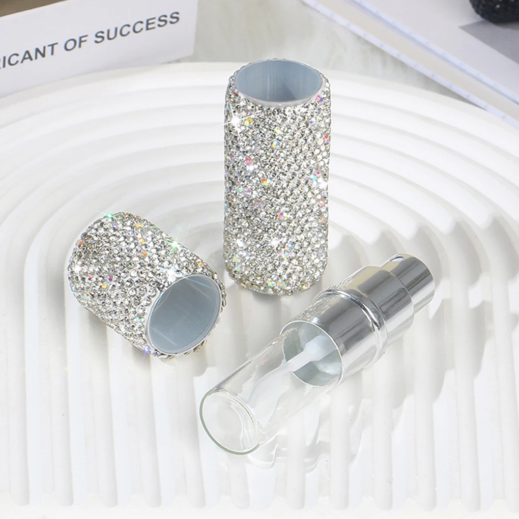 Refillable Perfume Bottle And Easy To Store 10ml Capacity ForLeak Proof All Baby Bottles Champagne Diamond