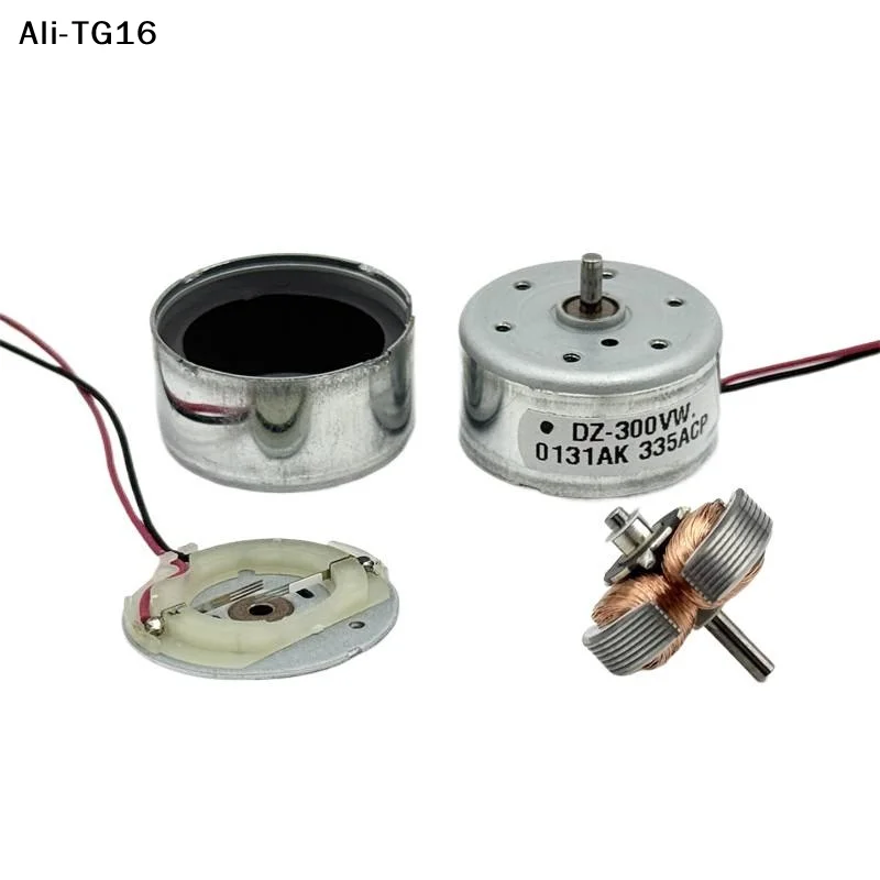 【Y】1Pc DC 300 Motor 24mm Round Spindle 2mm Shaft 3V-6V 3.7V 5V 6V 7550RPM For DIY Toys/Solar Power Models/Fan Projects