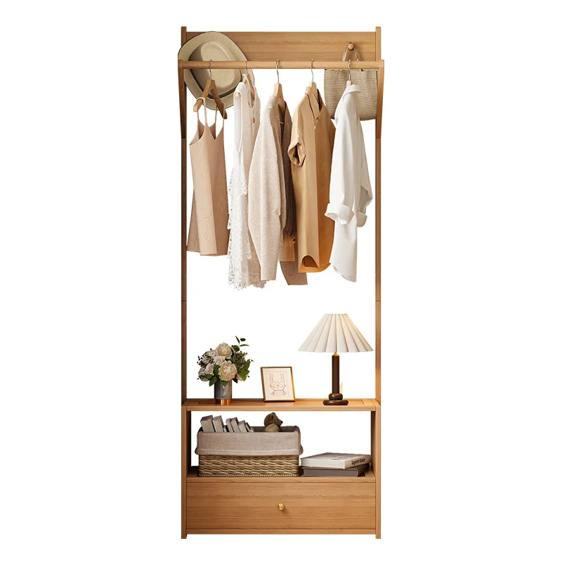 

Bedside table creative coat rack combination integrated household bedroom hanger