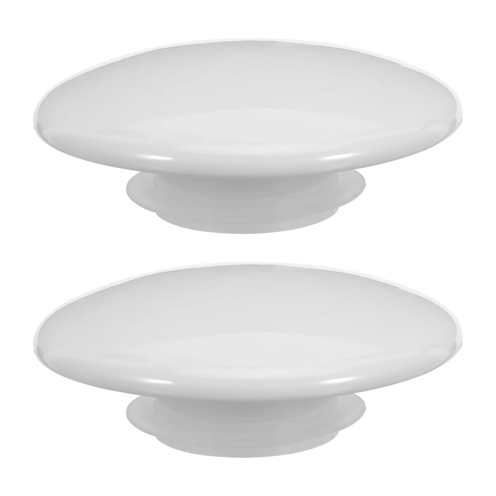 

2pcs Waste Sink Plug 2.59X2.59X0.98In White Tap Hole Cover For Wash Basin Kitchen Bathroom Drain Ceramic Wash Basin Stopper