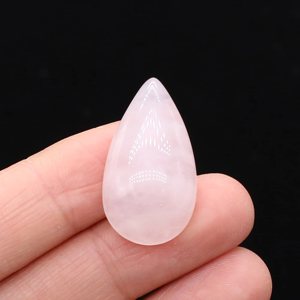 15x28mm Natural Stone Cabochon Beads Water Drop Shape Loose Gem Cabochon for DIY Ring Pendants Necklace Accessories