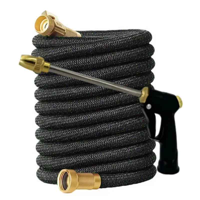 

Растягивающийся волшебный шланг для дома и сада, шланг для полива, пистолет для мойки автомобилей под высоким давлением, товары для садоводства