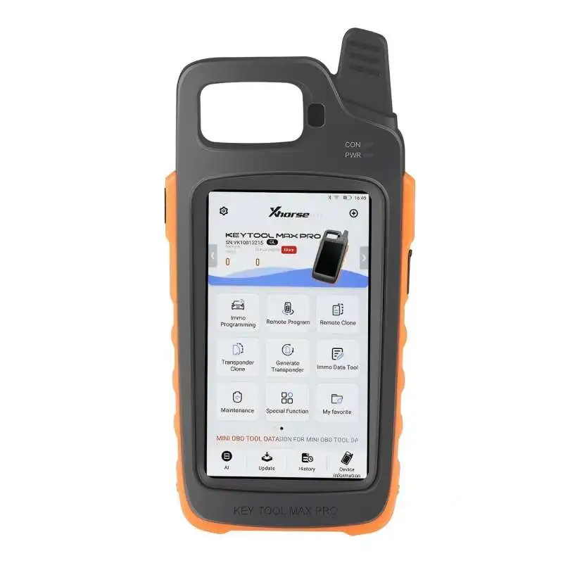 

Новый комбинированный мини-инструмент для ключей Xhorse VVDI Max Pro и инструмент для ключей Max Adds CAN FD, функции напряжения и тока утечки