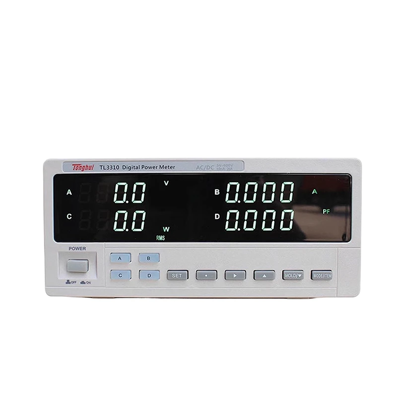 

Tonghui Digital Power Meter TL3300/TL3301/TL3302/TL3310/ TL3320 Electrical Parameter Tester