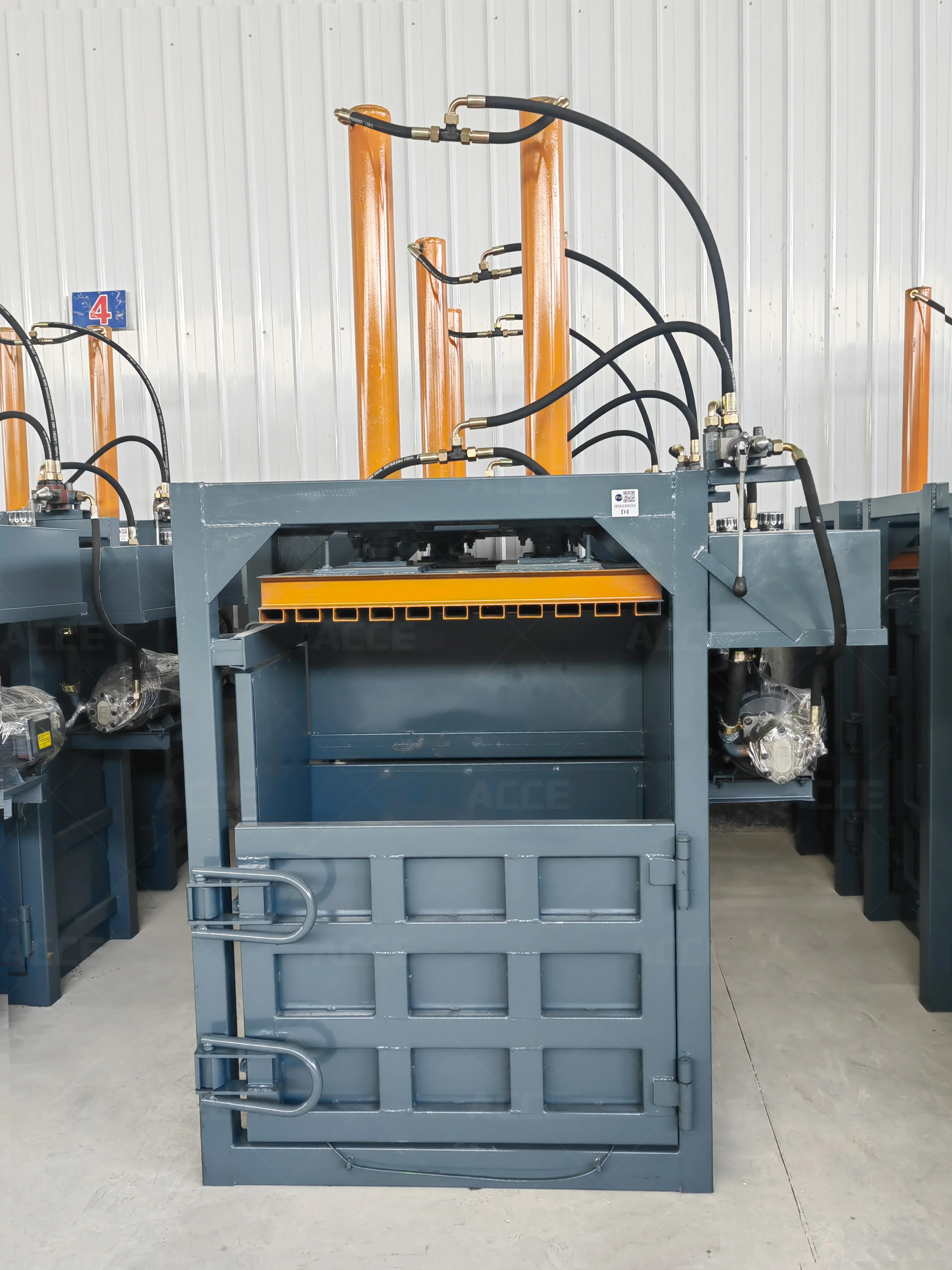 Hydraulic Driven Recycling Vertical Baler Equipment Wool Baling Press Machine Waste Paper Plastic Film Baler
