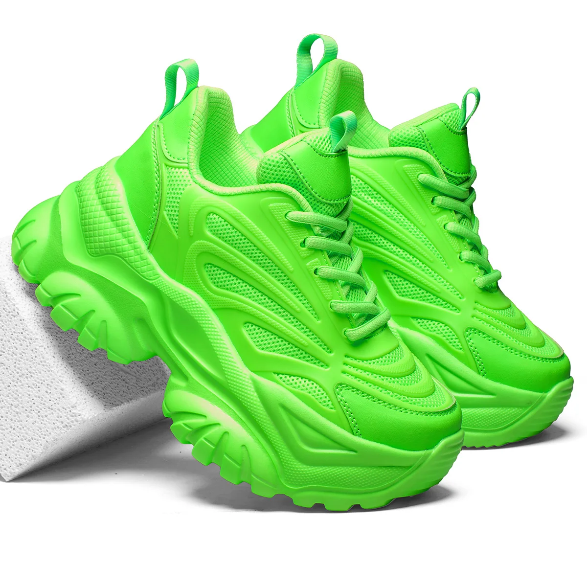 

Casual Women Shoes Breathable Thick Sole Outdoor Leisure Female Sneakers Fashion Women's Vulcanized FootWear Height Increasing 7