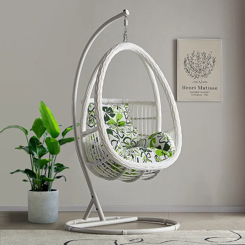 wholesale Hanging chair Outdoor furniture Hotel Balcony garden egg rattan outdoor swing chair