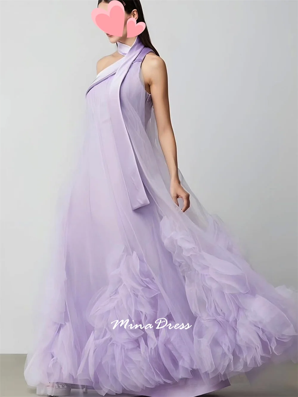 Mina-vestido de noche árabe sin mangas personalizado, vestidos de fiesta de flores elegantes de lujo para ocasiones especiales, hombros inclinados 2025