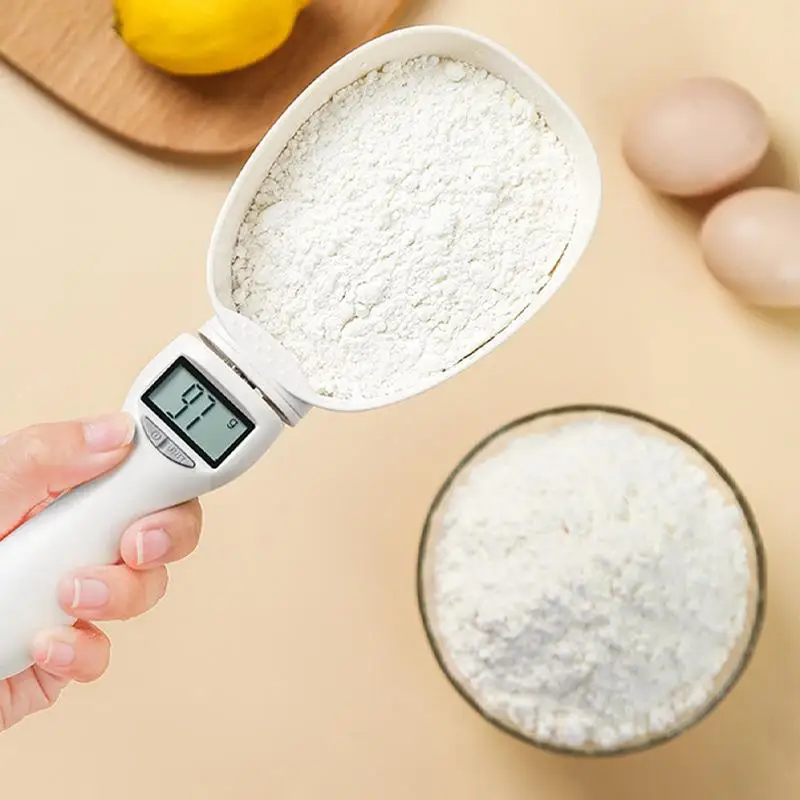 Cross-Border Electronic Spoon Scale Gram Measurement Spoon Meter Rice Spoon Quantitative Flour Digging Cup Kitchen Tool