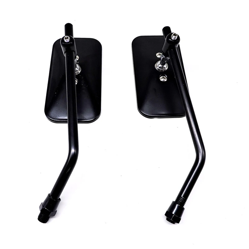 Motorcycle Rearview Side Mirror with 10mm Screws Universal Square Retro Modified Motorbike For Honda yamaha KTM Ducati Aprilia