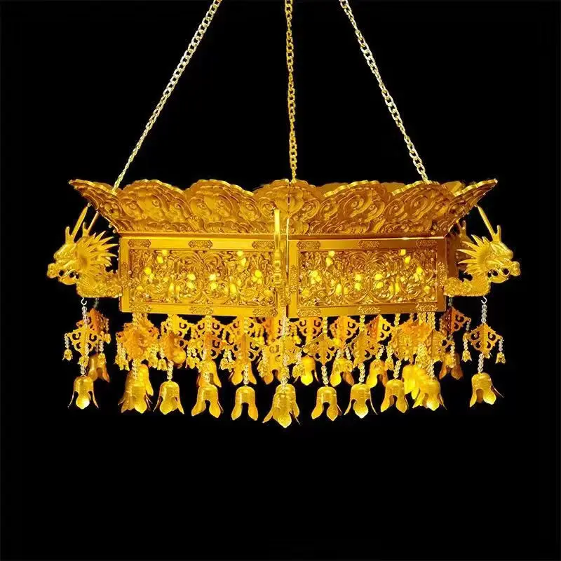 

Lotus chandelier Chinese classical lantern