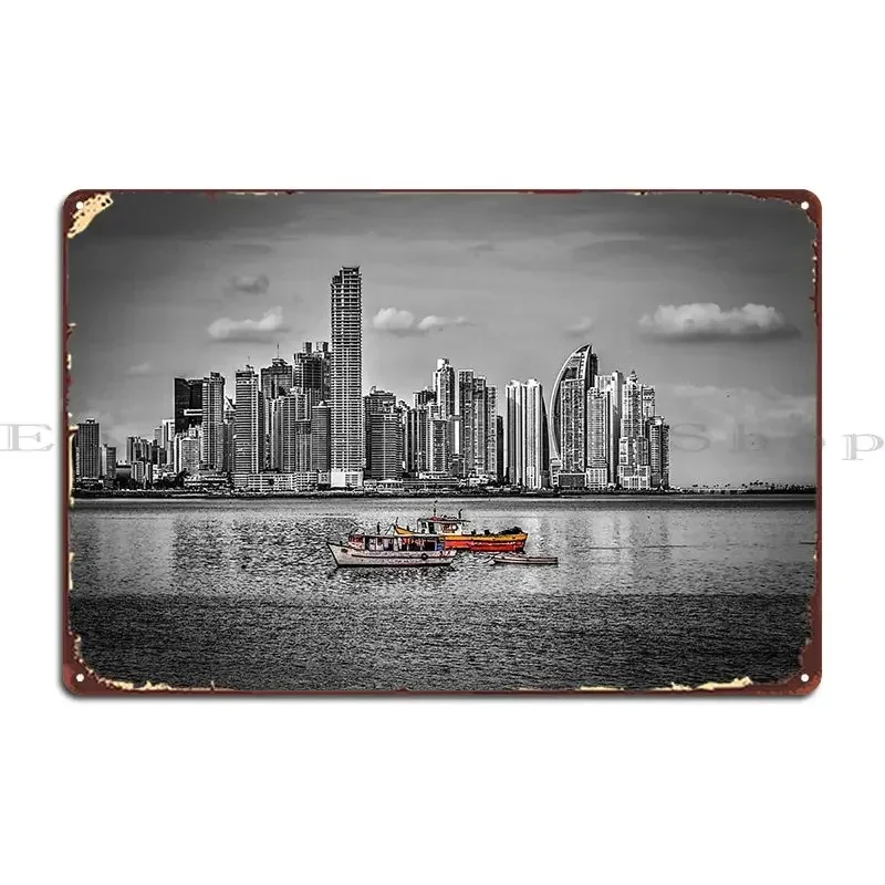 Panama City Panama Metal Plaque Poster Club Vintage Designer Club Pub Tin Sign Poster