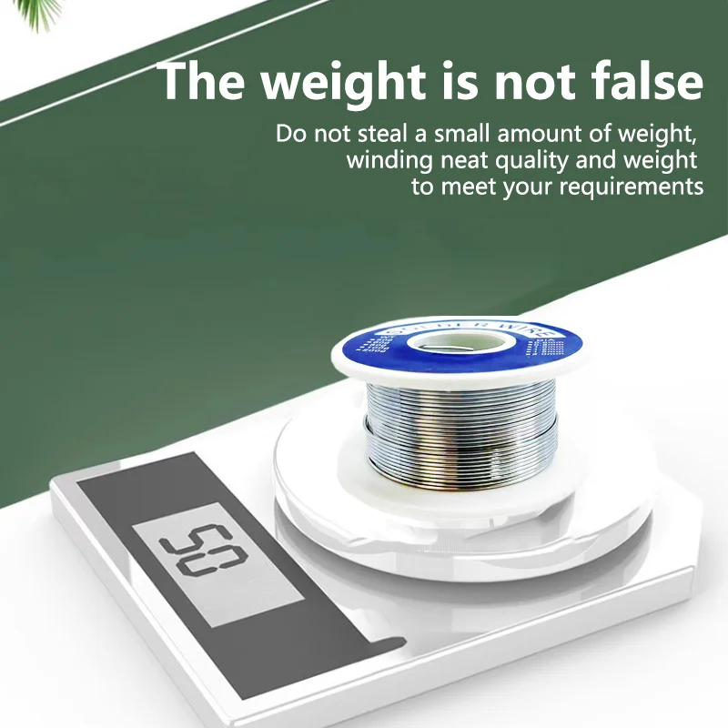 5pc Solder Wire Kit Multi-Gauge Electronic DIY/PCB Soldering High Purity Tin Wire