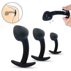 Plug anal en silicone pour homme, pièce plus lente, masseur de prostate, plug anal masculin, produit pour adulte, jouets sexuels pour couple gay