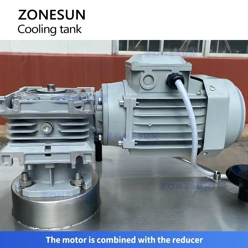 Zonesun Milk Cooling Tank Refrigeration Tank Stainless Steel for Milk Storage With Agitator Food Dairy Farms ZS-CT200L