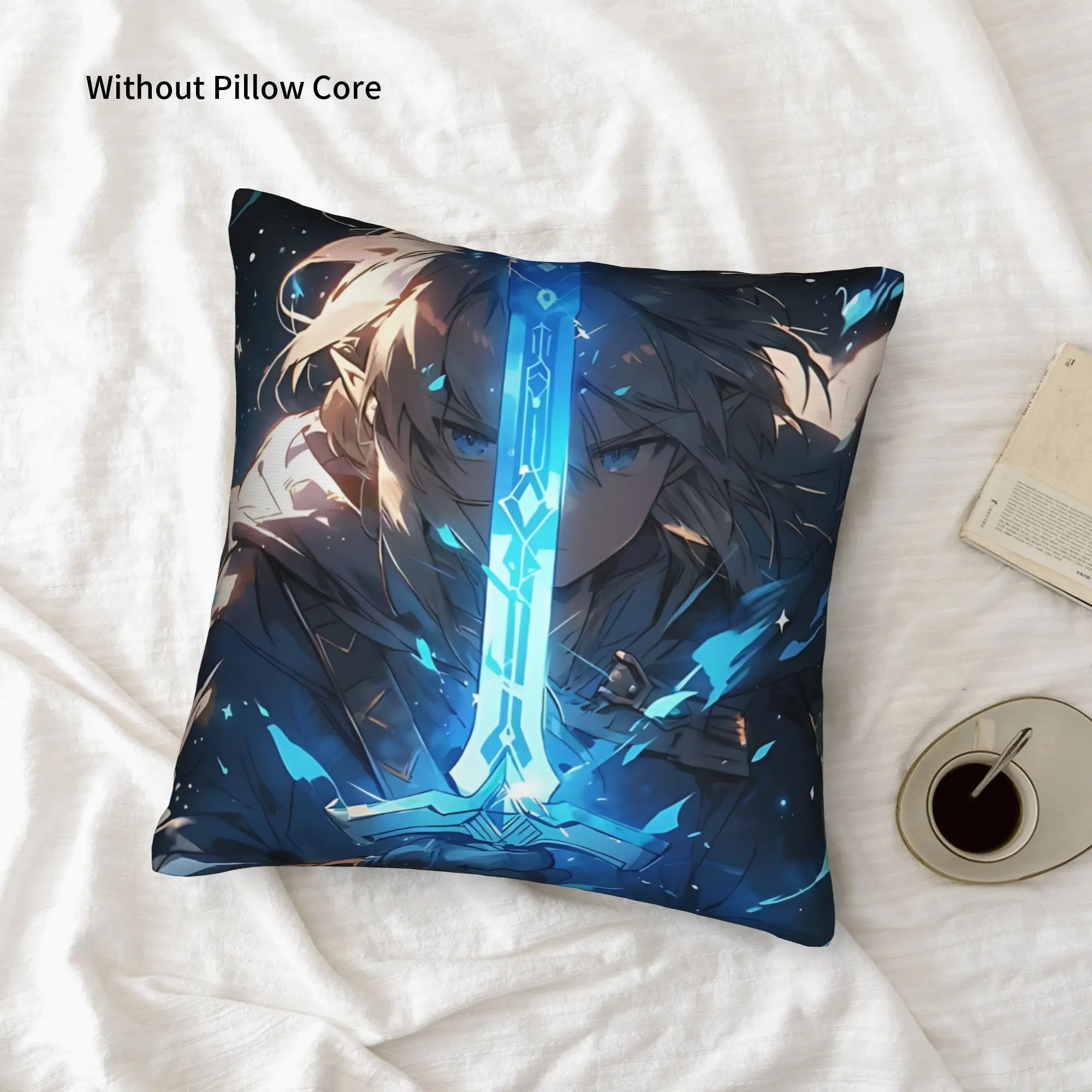 1PC Z Zelda RPG Game Pillow Case Double-Sided Printing  Sofa Cushion Bedroom Bedside Pillow