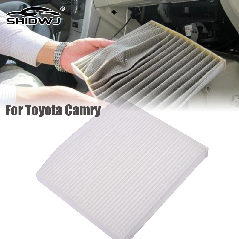 1Pcs Car Cabin Air Filter Carbon Fiber Filter Element For Toyota Camry Sequoia Highlander Prius Sienna Avalon Corolla 87139ON010