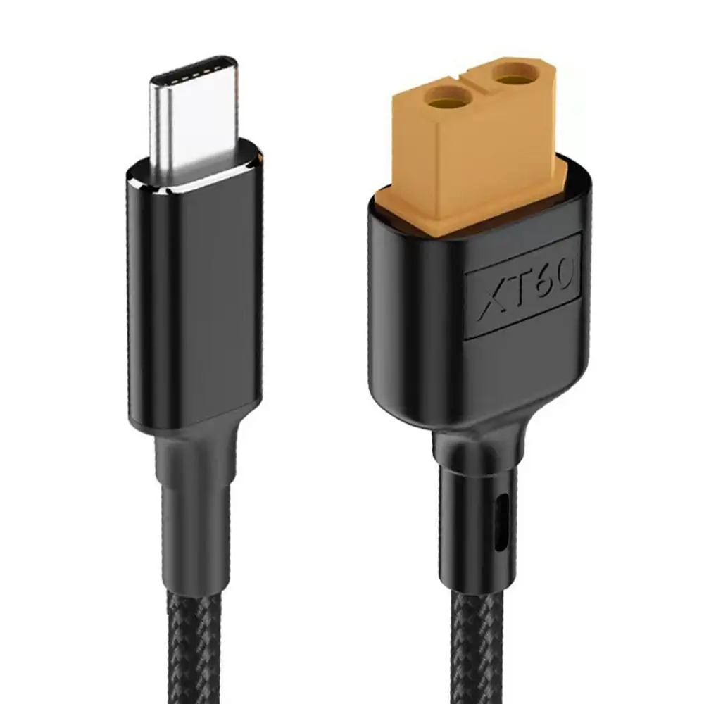 Przewód przejściowy XT60 do kabel szybkiego ładowania typu C 100W PD2.0/QC2.0 USB-C do XT60 kabel ładujący 20V 5A protokół SC100