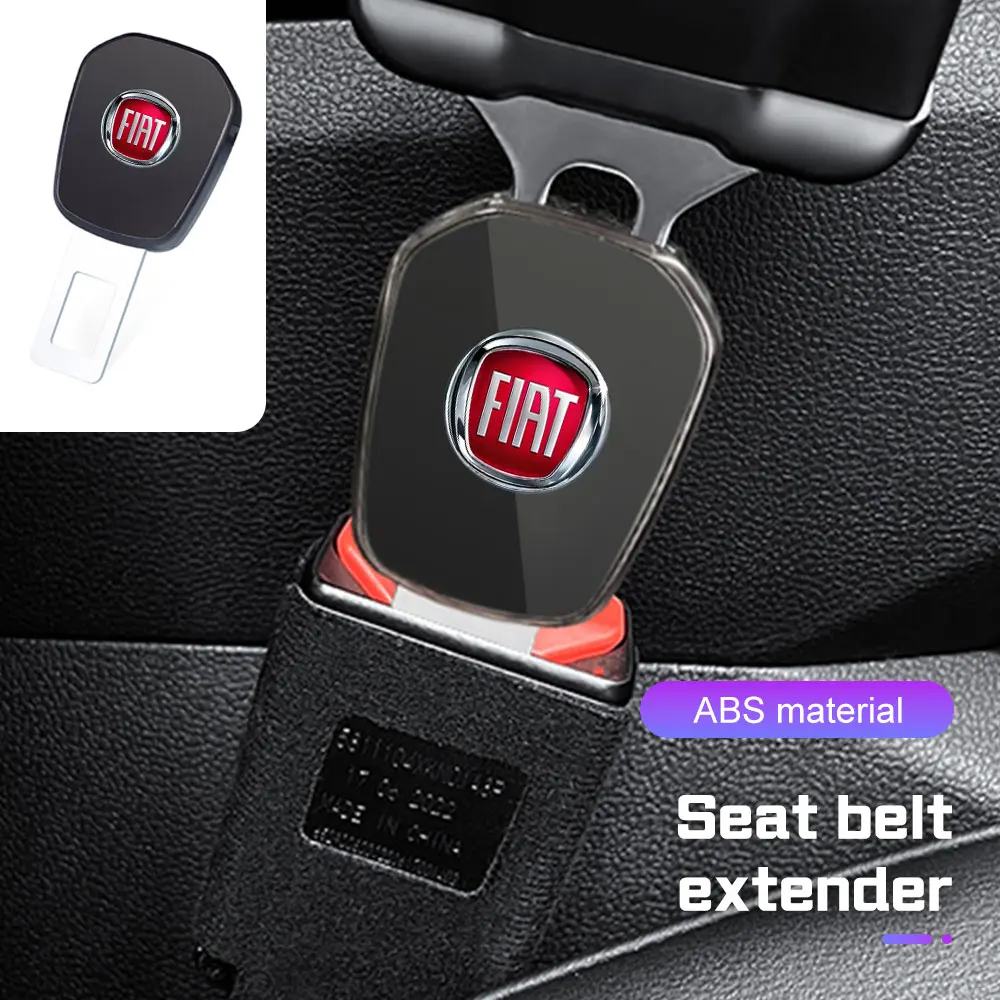 Extensor de Cinturón de Seguridad para Auto, Clip de Hebilla ABS, Accesorios Interiores para Fiat 500 600 / 600e Grande Panda Topolino 500X, Retractor