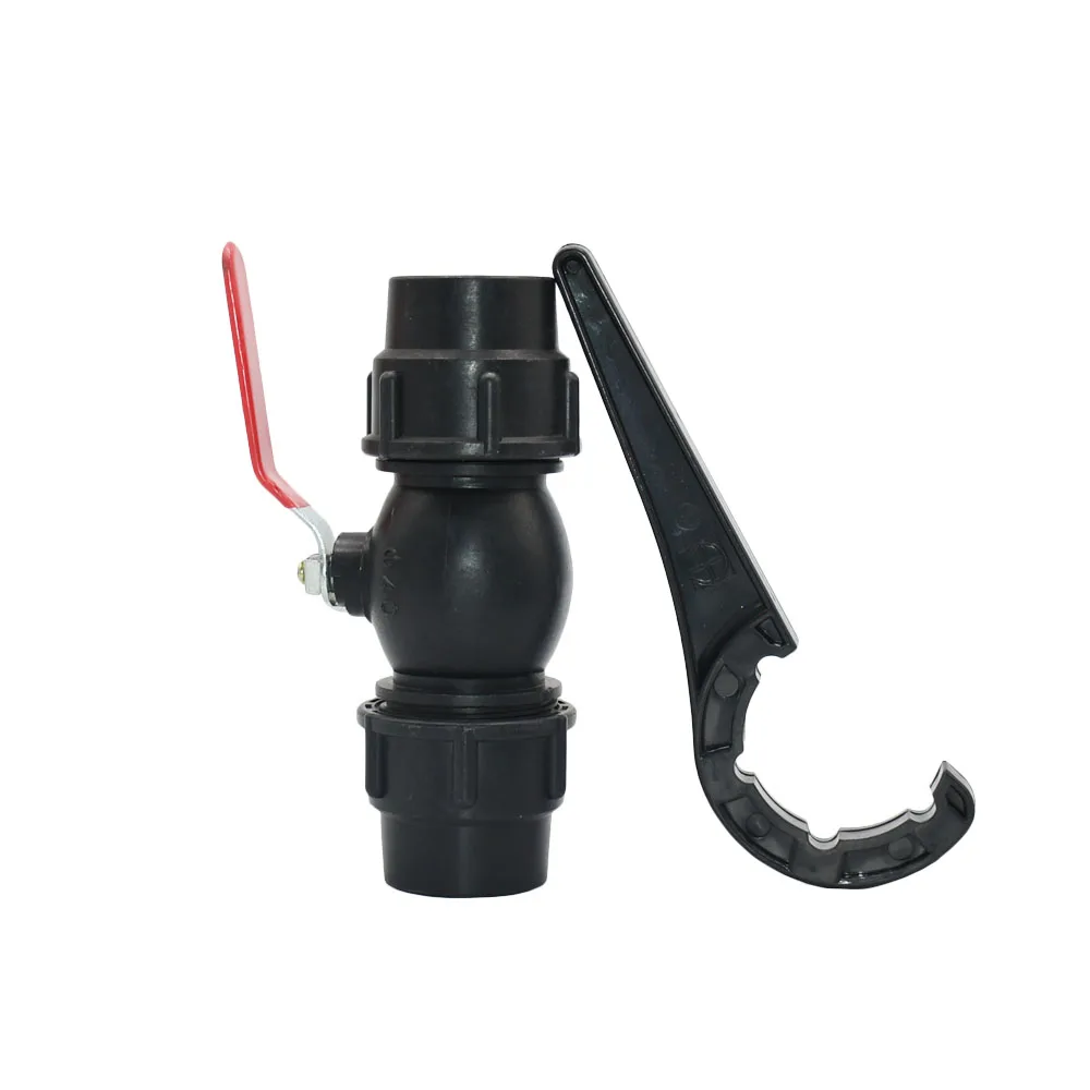 

20/25/32/40/50mm PE Pipe Quick Connector With Female Thread 1/2 3/4 1 1.2 1.5" Water Pipe Joint Plastic Fittings
