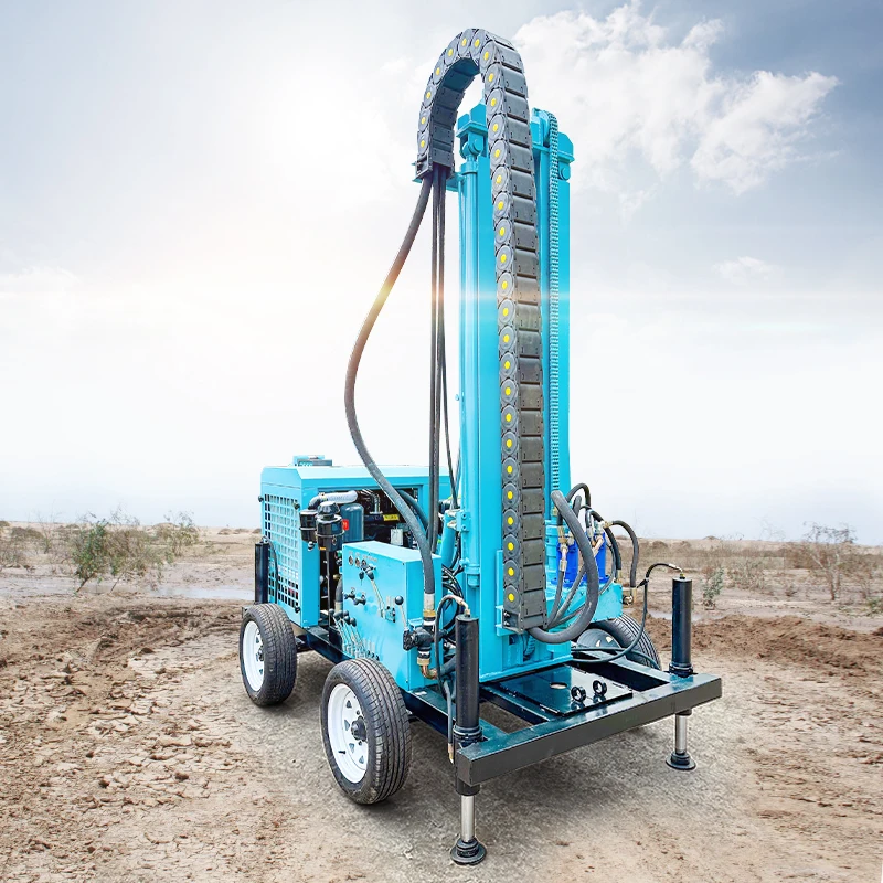 

2025200m 300m Trailer Type Rig for Water Well Drilling for Sale