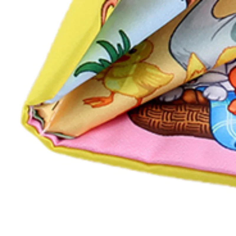 หนังสือผ้าสำหรับเด็ก ของเล่นเสริมพัฒนาการเด็กเล็ก ผลไม้ สัตว์ ตัวเลข อาหาร หนังสือเสริมสร้างการเรียนรู้สำหรับเด็กวัย 12-72 เดือน