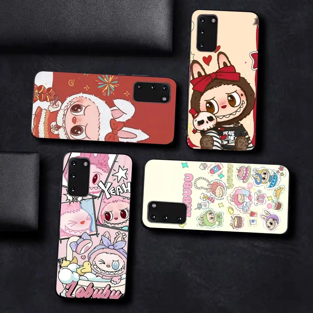 New K-Kawaii Cute L-Labubu Phone Case For Samsung S 9 10 20 21 22 23 30 23 24 plus lite Ultra FE S10lite Fundas