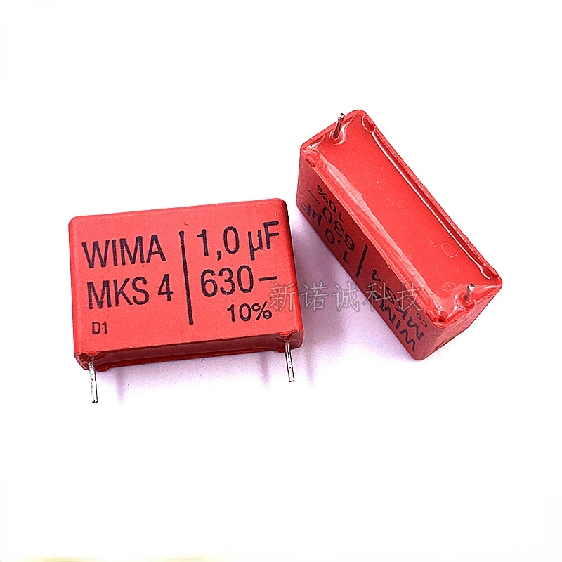 Imagem -02 - Wima-audio Fever Capacitor Alemanha Film 630v 105 1uf 630v 10 uf 105k 10 Mks4 Pitch 27.5 mm Pcs 20 Pcs