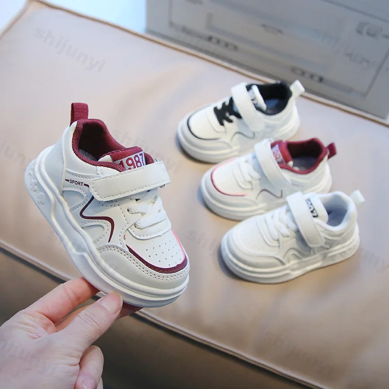 

Children Sneakers Casual Comfortable Outdoor Board Shoe Fashion Design Non-slip 2025 Autumn Soft Soled Toddler Kids Walking Shoe