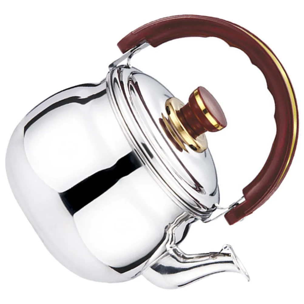 

Stainless Steel Tea Anti Scald Handle Stovetop Gas Stove Kettle Boiling Water Large Caliber Spout Heat Insulated Safe