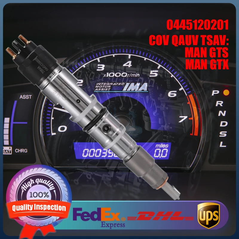 

Common Rail Injector 0445120201 0445120276 51101006128 51101006140 0986435656 for MAN TGS TGX