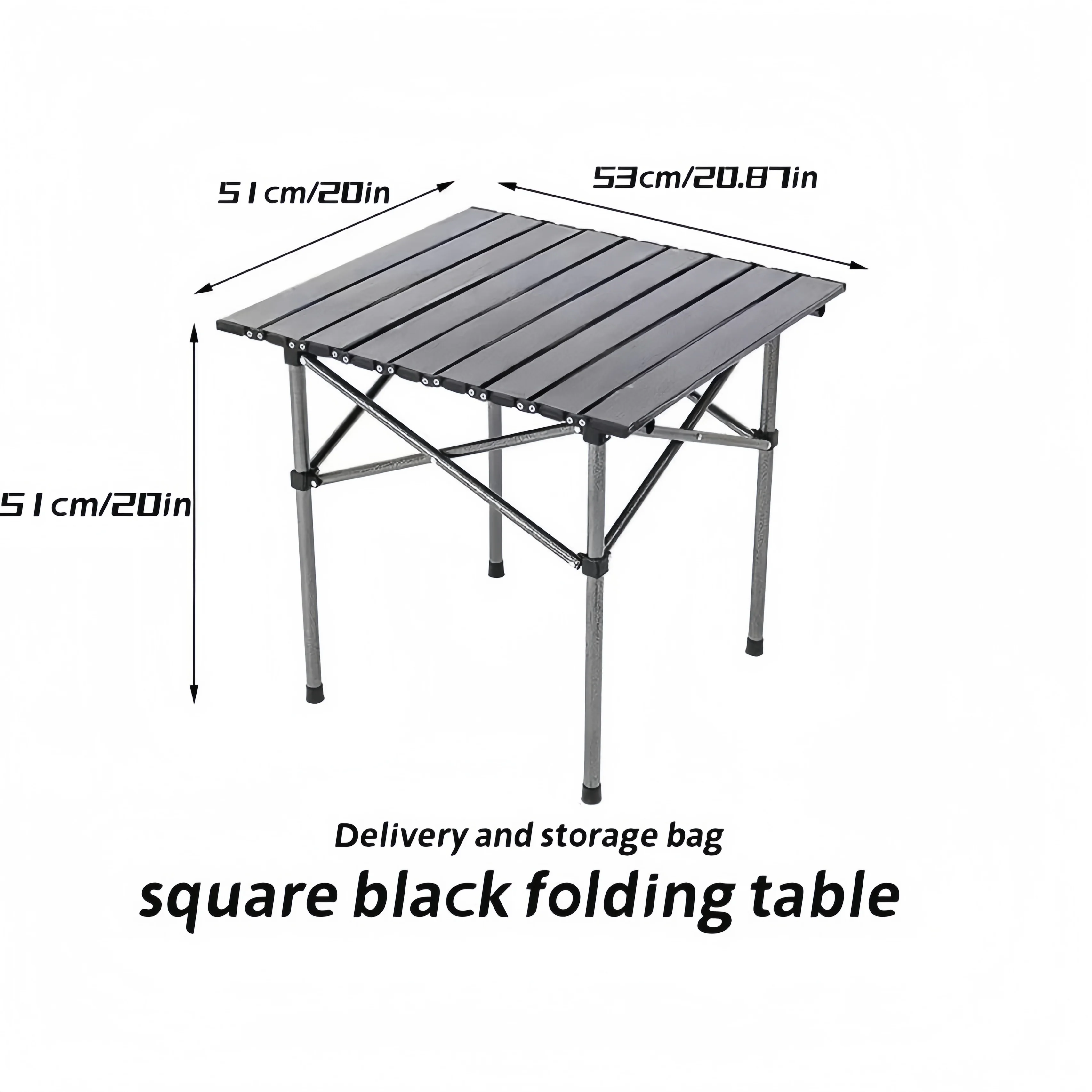 Outdoor table and chair set Portable folding table Picnic table and chair Road trip Barbecue table Egg roll table Camping