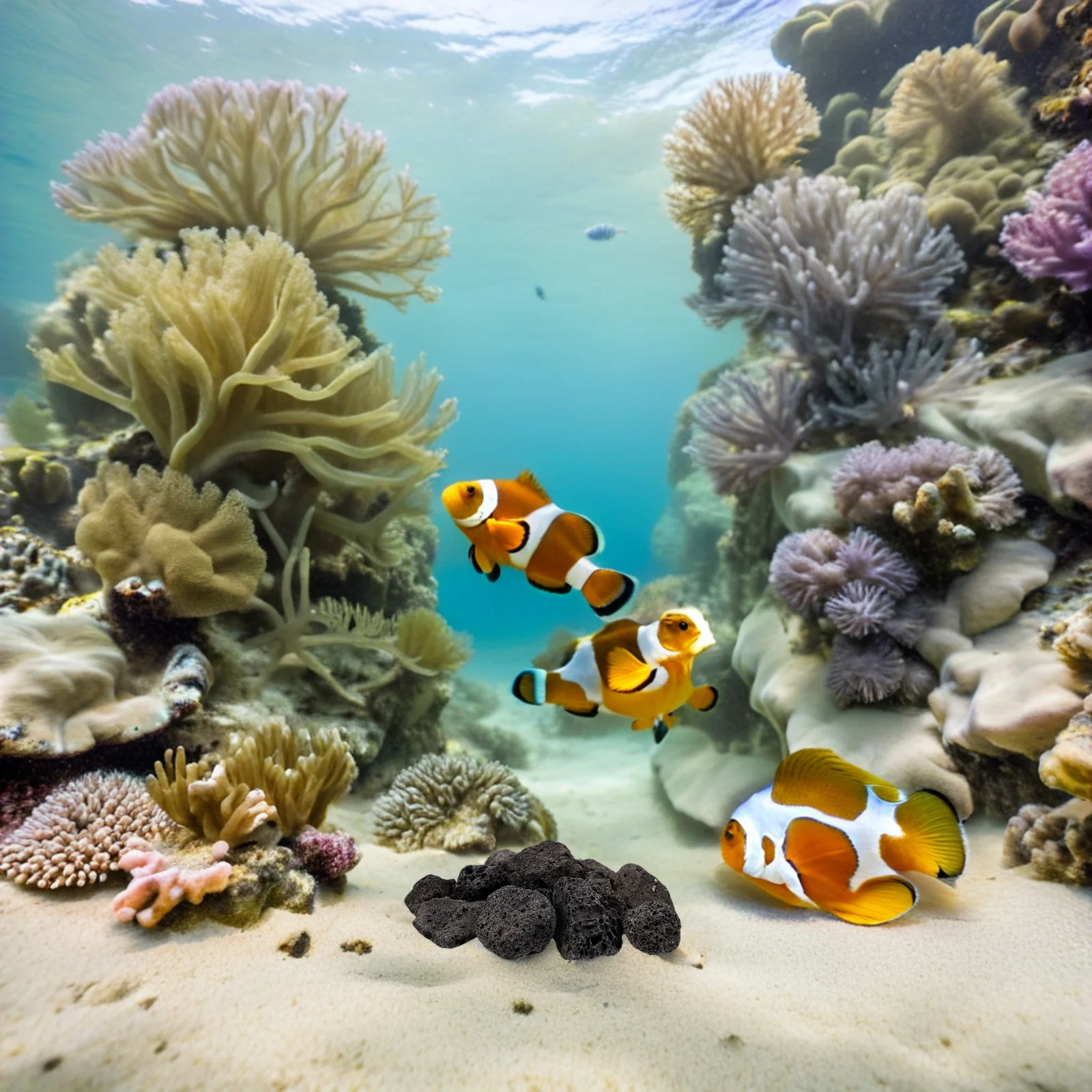 

1Pack Small Volcanic Stones Natural Decorative Rocks for Fish Tank Aquarium Potted Plants Crafts Rocks for Potted Plants