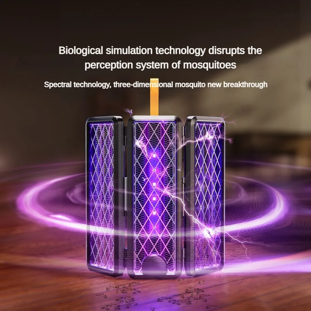 Xiaomi Qualitell Folding Electric Mosquito Killer Portable Rechargeable With Outdoor Purple Lights Automate Anti-mosquito Device