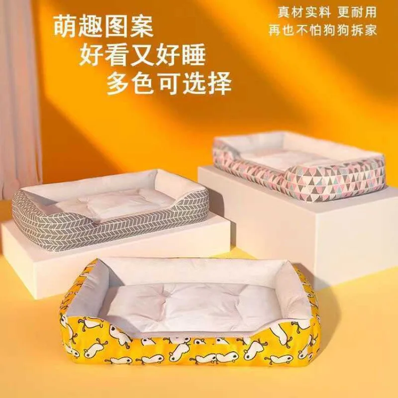 للقطط عيد الميلاد الديكور قابل للغسل أريكة سرير عش الشتاء زلاجات أرجوحة مع المضادة للانزلاق أسفل الراقية مستلزمات الحيوانات الأليفة مقاومة للرطوبة #2